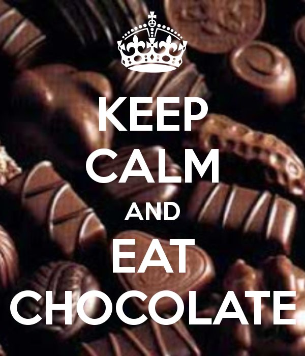 Keep Calm and Eat Chocolate